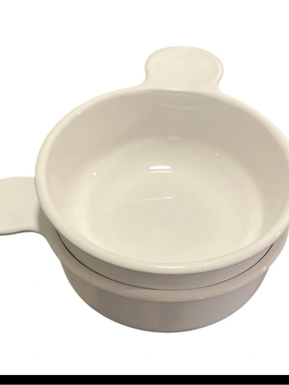 Corning Ware Grab-It 2 White Bowls w/ Handle Oven-to-Table-Microwave-Classics